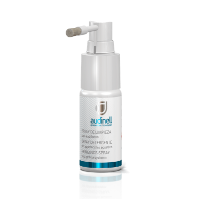 Picture of Cleaning Spray for hearing aid maintenance.