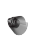A metallic helical anchor or screw pile with a circular, spiral blade and cylindrical shaft, resembling the sturdy design of an Instant Tulip Ear-Tip, shown isolated on a white background.