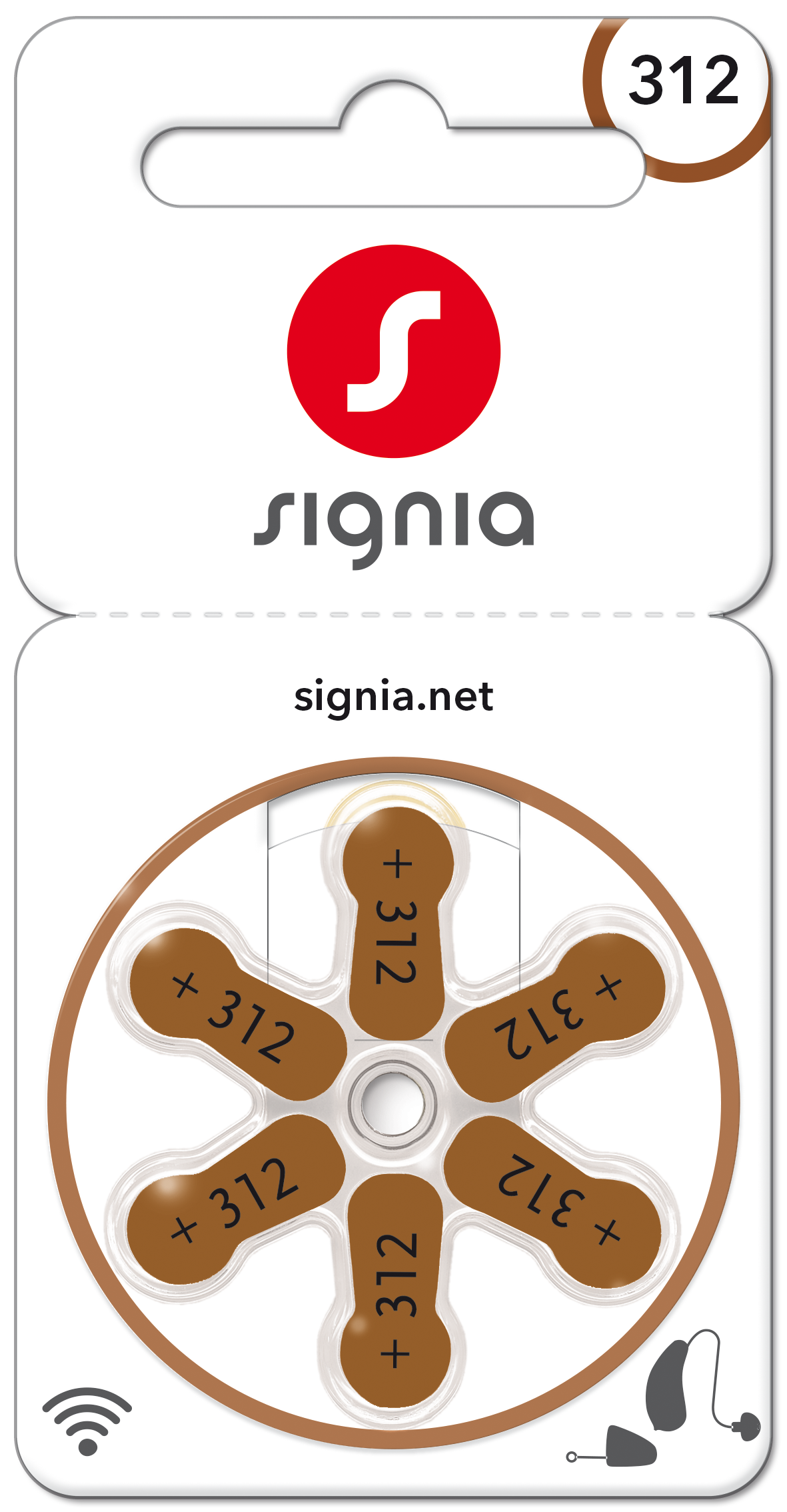 Signia 312 Battery - 10821482